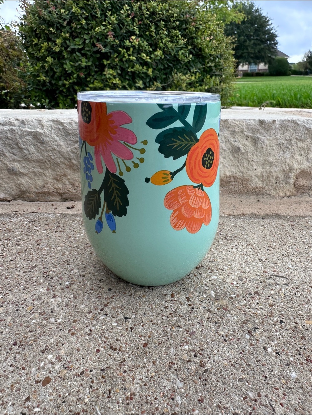 Stemless Wine Tumbler Travel Mug Rifle Paper Co - Corkcicle 12oz Insulated (s8)